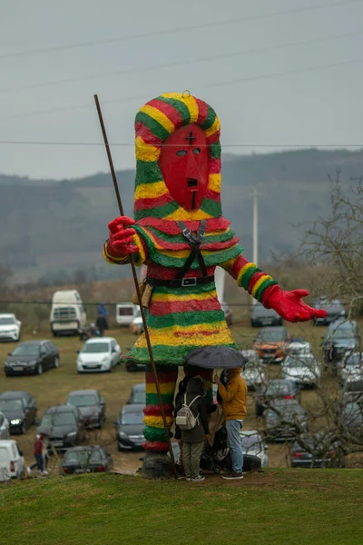 Podence Portugal Mar 2022 Ancient Carnival Held Village Podence One — Stock Photo, Image