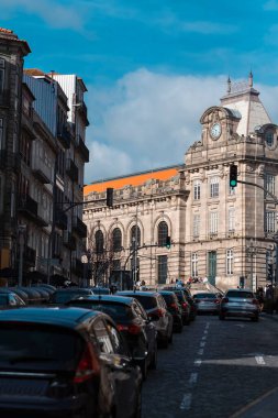Portekiz, Porto 'nun merkezindeki Sao Bento tren istasyonunun görüntüsü.