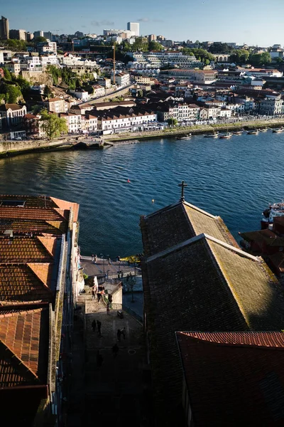Вид Річку Дуро Порто Португалія — стокове фото