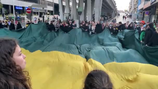 Porto Portugal May 2022 Queima Das Fitas Annual Festivity Portuguese — Vídeo de stock