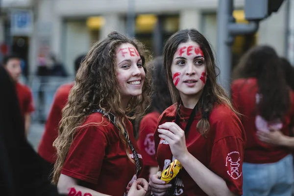 Porto Portugal Mei 2022 Tijdens Queima Das Fitas Jaarlijkse Festiviteit — Stockfoto