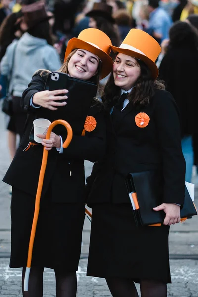 Porto Portugal May 2022 Queima Das Fitas Annual Festivity Portuguese — Stockfoto