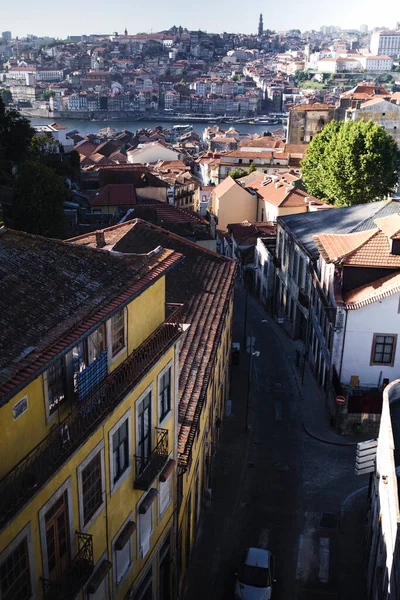 Ver Uma Das Ruas Vila Nova Gaia Panorama Porto Portugal — Fotografia de Stock