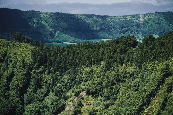 Landschaft Auf Der Insel San Miguel Azoren Archipel Portugal — Stockfoto