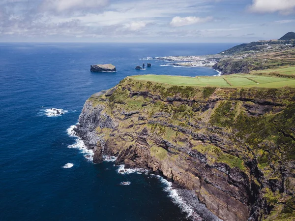 Vista Oceano Atlântico Partir Ilha San Miguel Açores Portugal — Fotografia de Stock