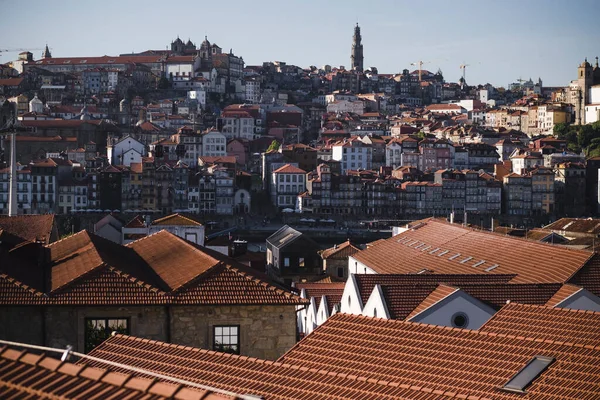 포르투갈 노바데 가이아에 옥상에서 포르투의 리베이루 — 스톡 사진