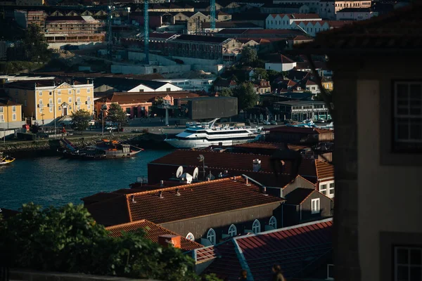 Pemandangan Sungai Douro Dan Vila Nova Gaia Porto Portugal — Stok Foto