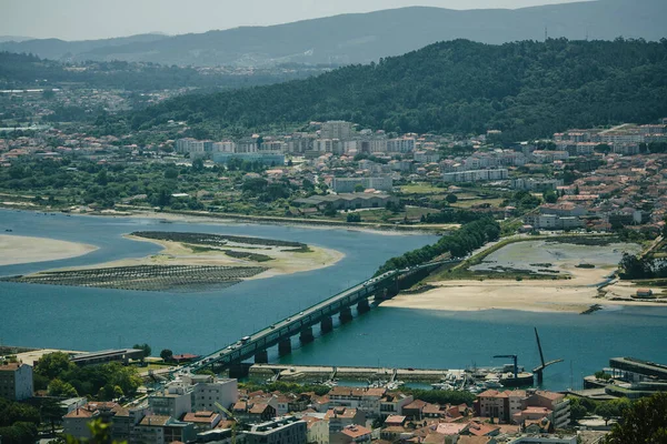 Top View Eiffel Bridge Viana Castelo Portugália Jogdíjmentes Stock Képek