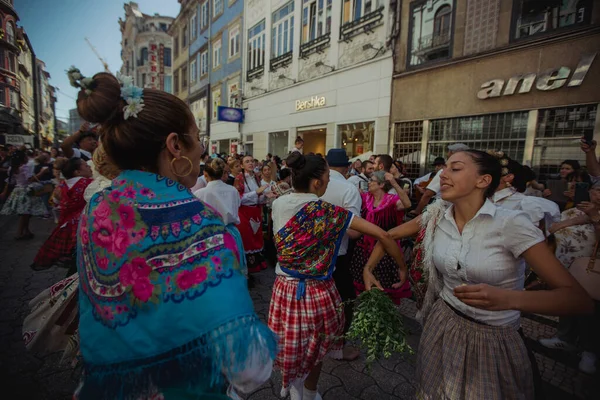 Portugal Yul 2022年 圣约翰节结束时的俄罗斯传统时期 Rusgas Sao Joao是一个古老的传统 它涉及到圣若昂的各个教区 可追溯到1957年 — 图库照片