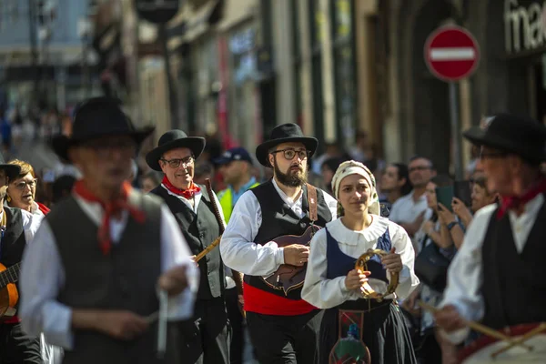 Porto Portugalsko Yul 2022 Během Tradiční Rusgas Konci Svátků Jana — Stock fotografie