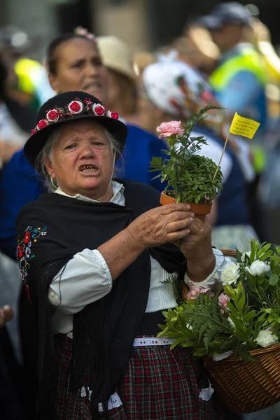 Porto Portugal Jul 2022 Beim Traditionellen Rusgas Ende Der Johannisfeierlichkeiten — Stockfoto