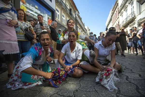 Porto Portugal Anos 2022 Durante Tradicional Rusgas Final Das Festividades Fotos De Bancos De Imagens Sem Royalties