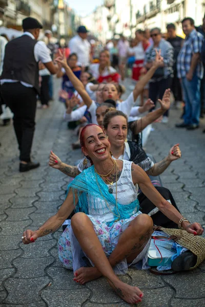 Porto Portugal Yul 2022 요한의 축제가 전통적 Rusgas 동안이다 가스데사오 스톡 이미지