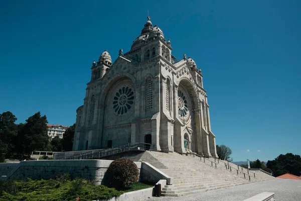 Vista Del Santuario Del Sagrado Corazón Jesús Viana Castelo Portugal — Foto de Stock