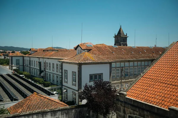 Будинки Залізничного Вокзалу Віана Кастело Португалія — стокове фото