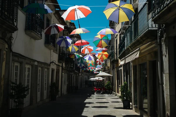 View Street Center Viana Castelo Portugal — Foto de Stock