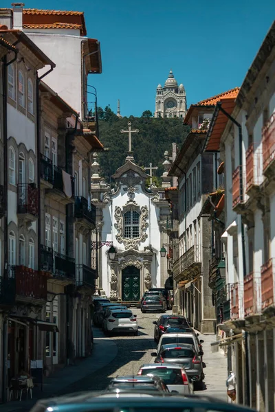 Pohled Ulici Historickém Centru Viana Castelo Portugalsko — Stock fotografie