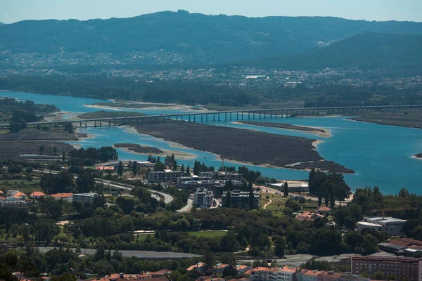 Bovenaanzicht Rivier Viana Castelo Portugal — Stockfoto