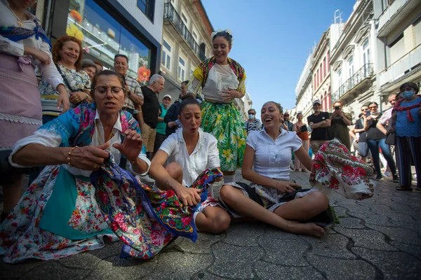 Porto Portugal Anos 2022 Durante Tradicional Rusgas Final Das Festividades — Fotografia de Stock