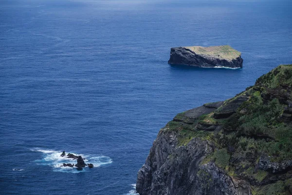 Вид Атлантичний Океан Острова Сан Мігель Азорс Португалія Стокове Зображення