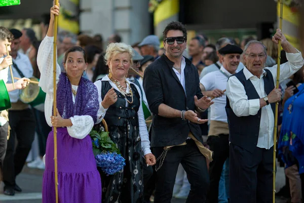 Porto Portugal Yul 2022 Tijdens Traditionele Rusgas Aan Het Einde — Stockfoto