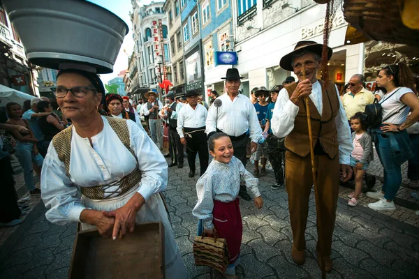 Porto Portogallo Giugno 2022 Durante Tradizionali Rusgas Termine Delle Festività — Foto Stock