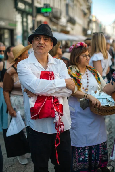 Porto Portugal Yul 2022 Tijdens Traditionele Rusgas Aan Het Einde Stockafbeelding