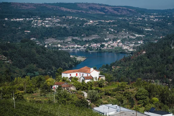 Dorp Heuvels Van Douro Vallei Porto Portugal — Stockfoto