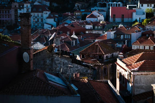 Blick Auf Die Dächer Des Historischen Zentrums Von Porto Portugal — Stockfoto