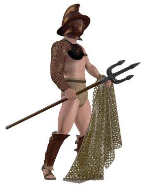 Roma gladyatör - retiarius ile net yazın.