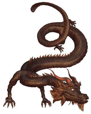Çin bronz ejderha