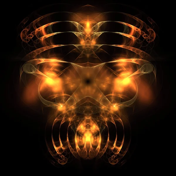Rytíř démon abstraktní fractal design — Stock fotografie