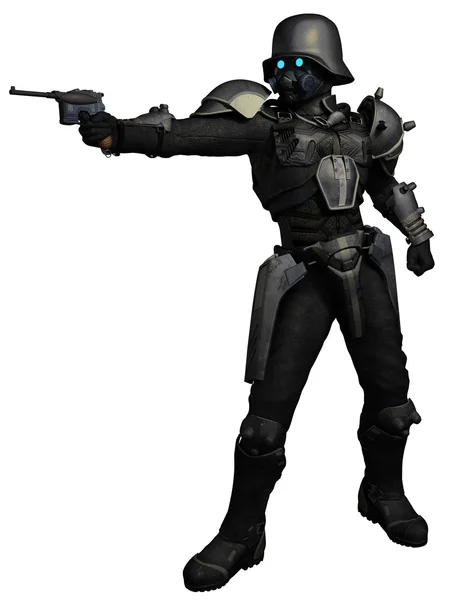 Steam Punk Trooper — Stock Photo, Image