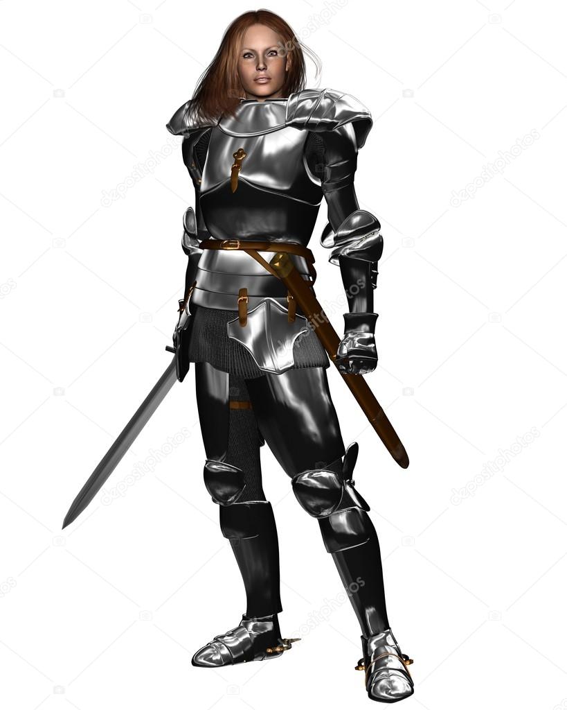 Female Knight in Shining Armour