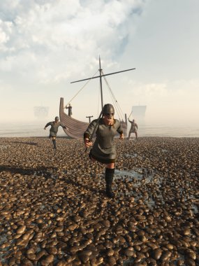 Viking Raid clipart