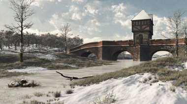 Ortaçağ kış Köprüsü