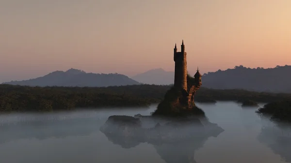 Wizards Tower at Sunrise — Stock Photo, Image