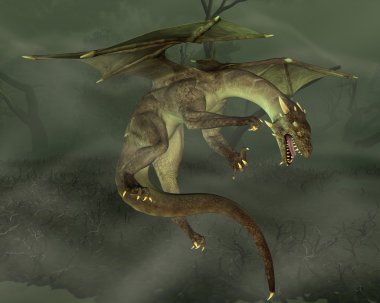 Yeşil bataklık dragon