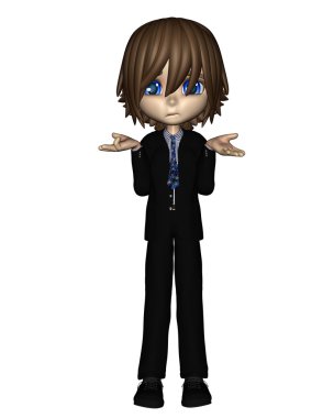 sevimli çizgi iş adamı - 3