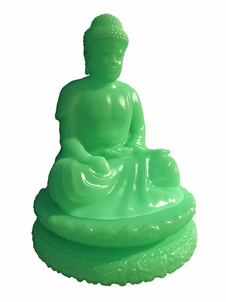 Jade-Buddha-Statue — Stockfoto