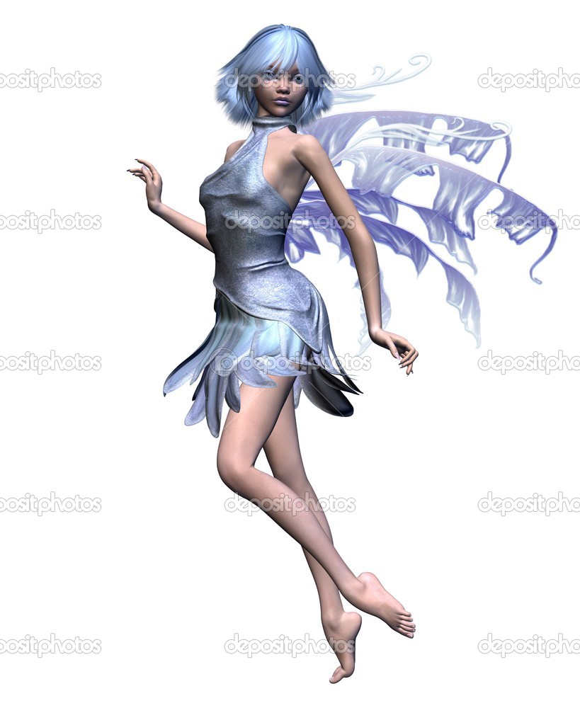 Icy Blue Winter Fairy - 1