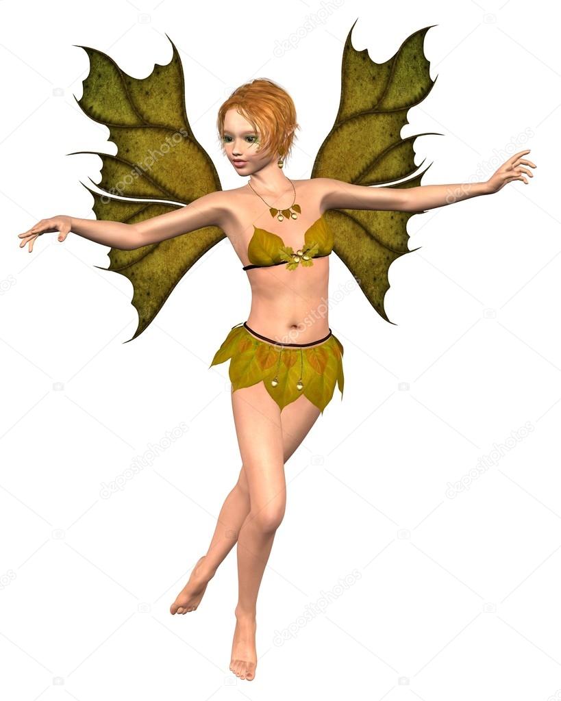 Autumn Leaf Fairy - dancing