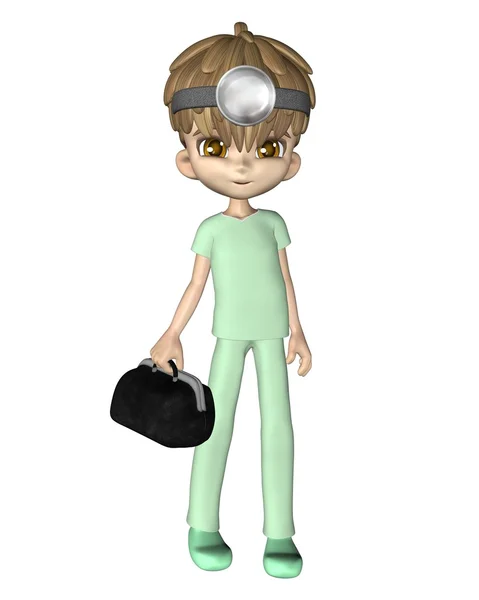 Lindo doctor Toon — Foto de Stock