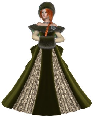 Kış prensesi yeşil