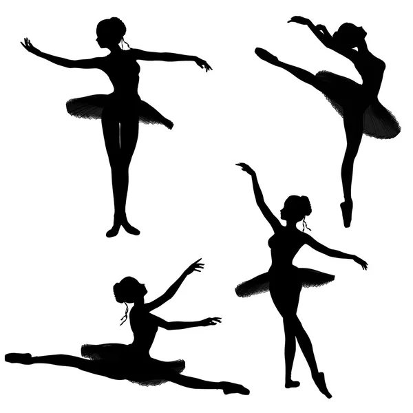 Ballerino Silhouette - 1 — Foto Stock