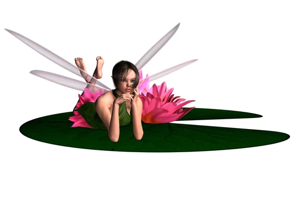 Waterlily Fairy — Stock Photo, Image