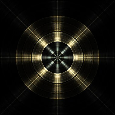 yıldız tipi motor soyut fraktal tasarım