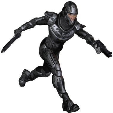 Sci-Fi katona - futás