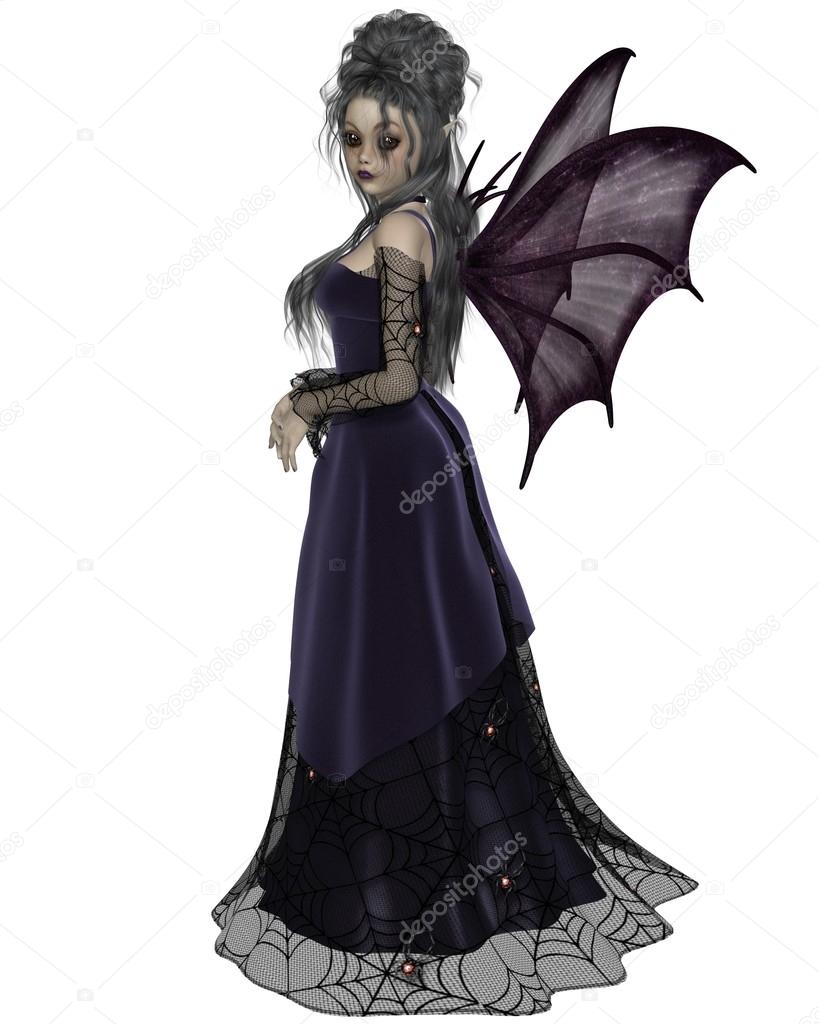 Gothic Fairy in Purple Stock Photo by 39809999