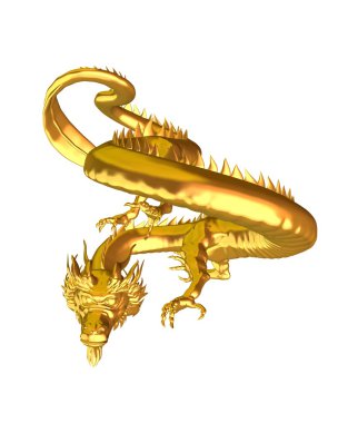 Altın Çince dragon - 1